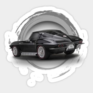 1963 Vette Split Window Coupe Sticker